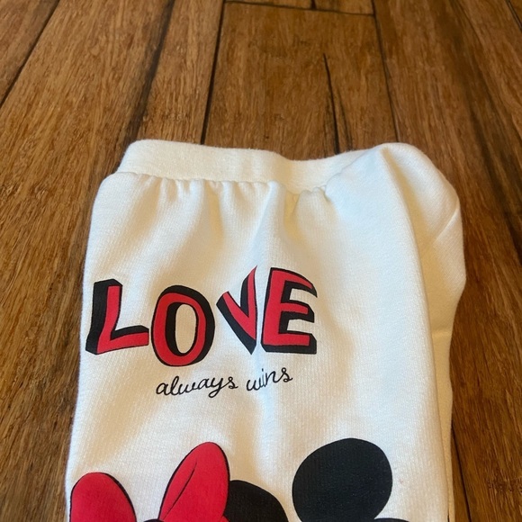 Disney Girls Baby Infant 12 Months Outfit Clothes Minnie Mickey Top & Bottom - Picture 8 of 9